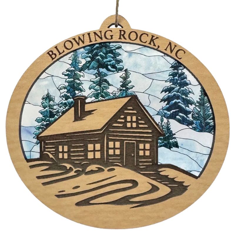 Blowing Rock Cabin Ornament